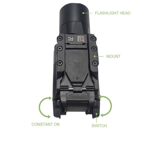 Tactical X300 Ultra Pistol Gun Light X300U Weapon Light Constant/Momentary - Picture 3 of 27