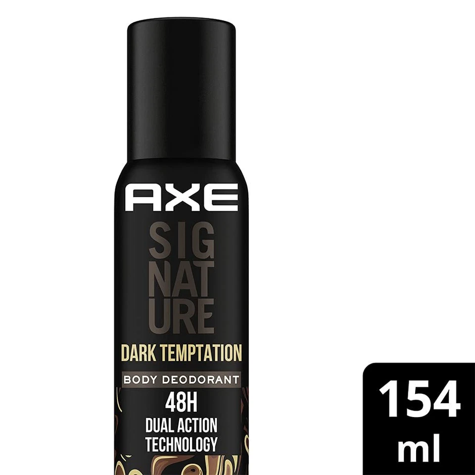 Desodorante Axe Signature Dark Temptation spray corporal de larga duración para hombres 154 ml Foto 2 de 4