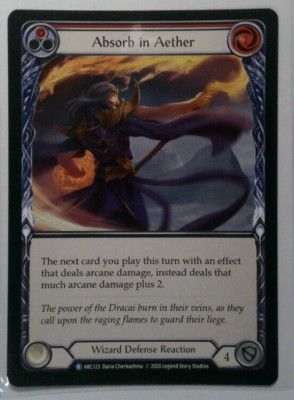 Flesh And Blood (FAB) - Absorb In Aether *Red* | eBay