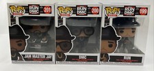 Funko Pop Rocks! Set of 3 Run DMC 199 200 201 lot of 3