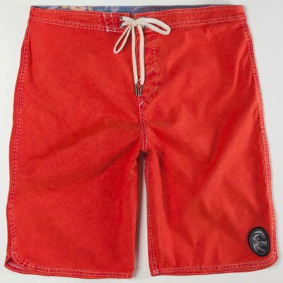 MEN'S GUY'S O'NEILL PIKE BOARD SHORTS SWIM SUITS WASHED OUT FADED RED NEW $65