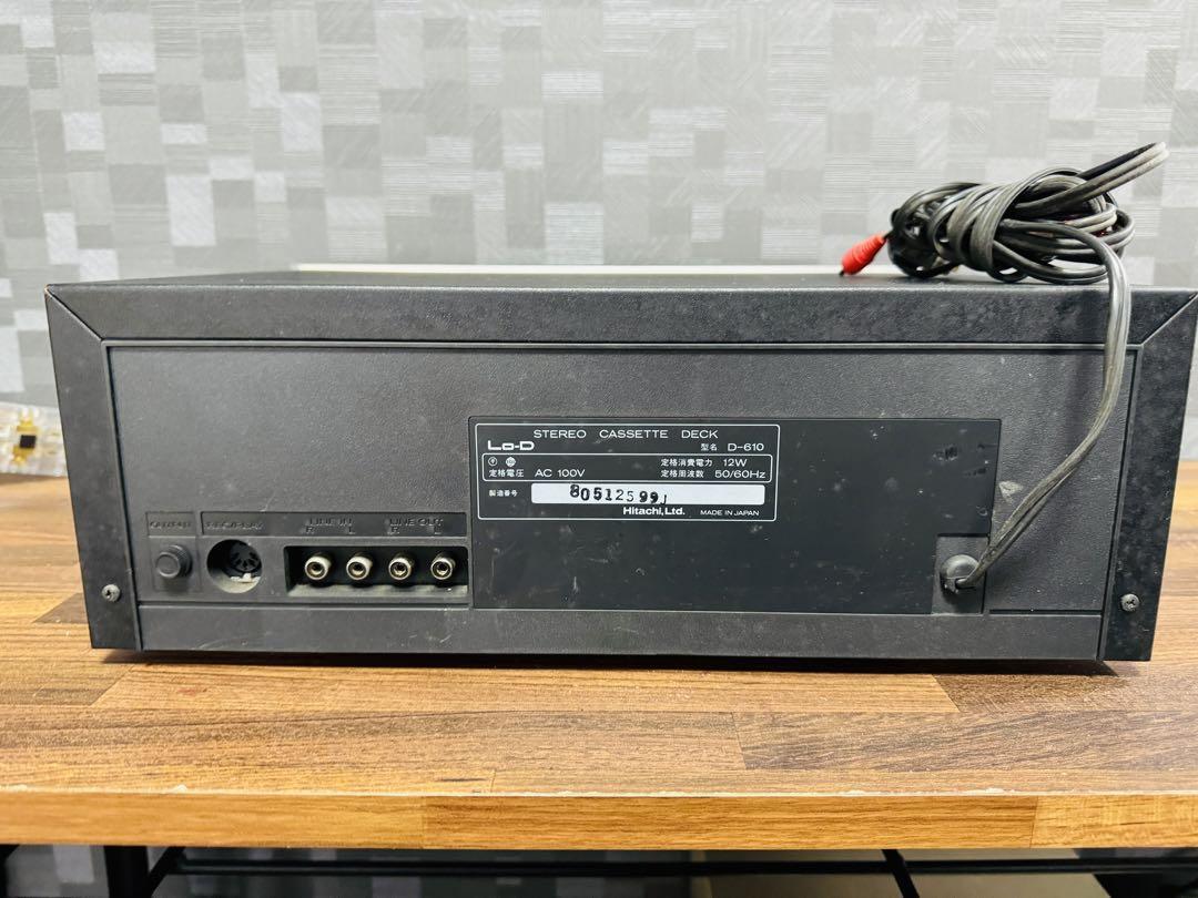 HITACHI Hitachi Cassette Deck Lo-D HA-610 Integrated Amplifier | eBay