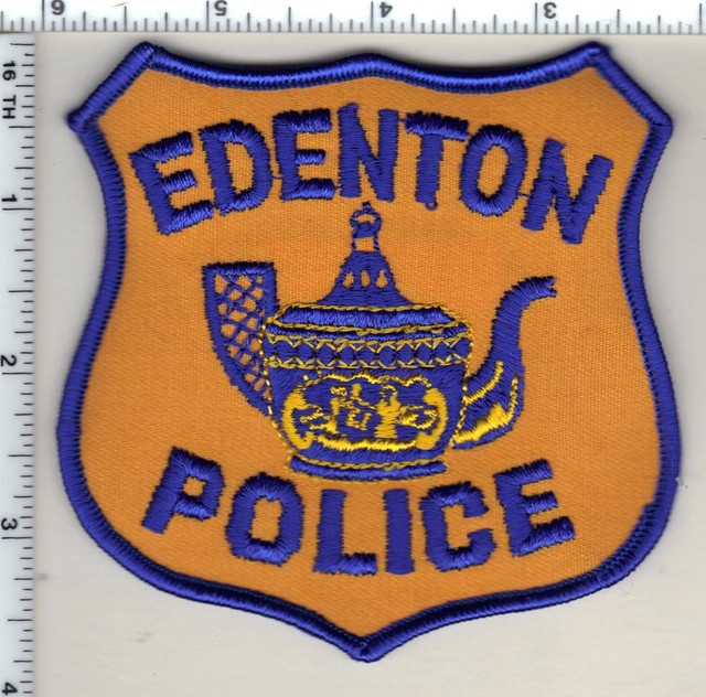 Edenton Police (North Carolina) Shoulder Patch from 1990 eBay