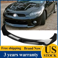 For Mitsubishi Eclipse GT 00-12 Glossy Black Front Bumper Lip Spoiler+Splitter