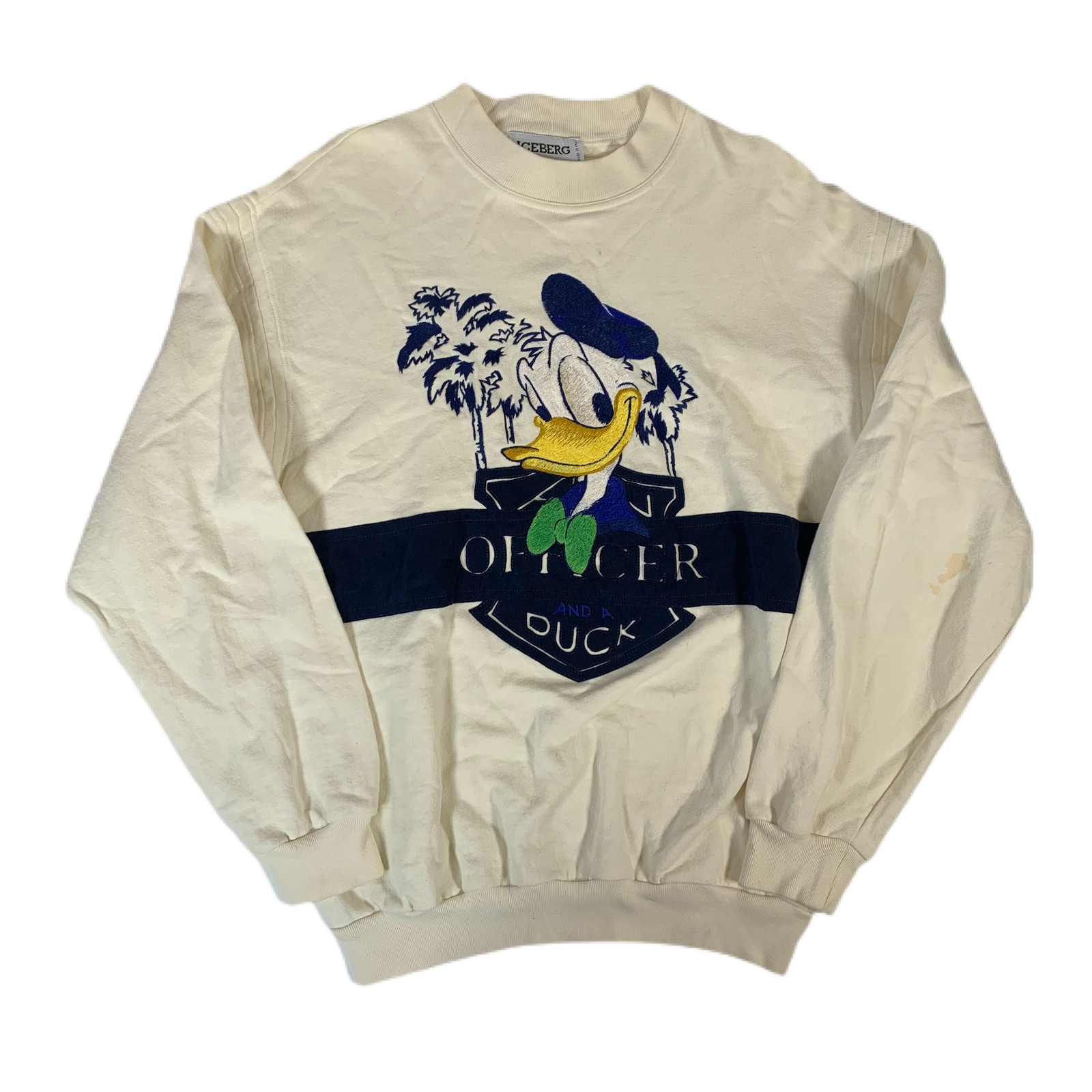 Vintage Iceberg "Officer Duck" Donald Duck Sweater Gem