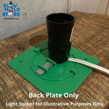 Replacement Back Plate Light Plate Cover for Santa's Best Blow Molds