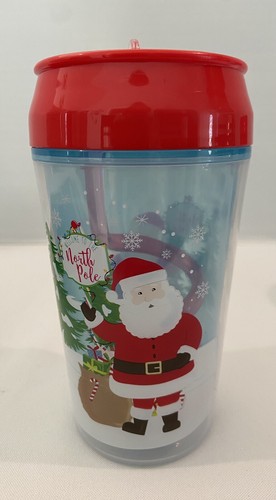 Vasos de Navidad para Santa con tapa giratoria y pajitas giratorias - Imagen 2 de 8