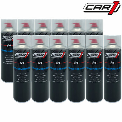12x CAR1 CO3000 Bremsenreiniger Spraydose Entfetter Teilereiniger 500ml