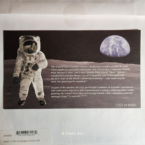 2019 Apollo 11 50th Anv Currency Set PMG 67 EPQ PMG ERROR read description T8735 - Picture 12 of 12