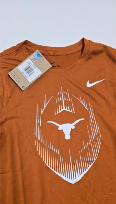 Boys Nike DriFit UT Texas Longhorn Legend Football Licensed T-Shirt