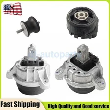 4PCS Engine Mount & Transmission Mount Kit Set For BMW 5 6 7 Serise N55 F07 F12