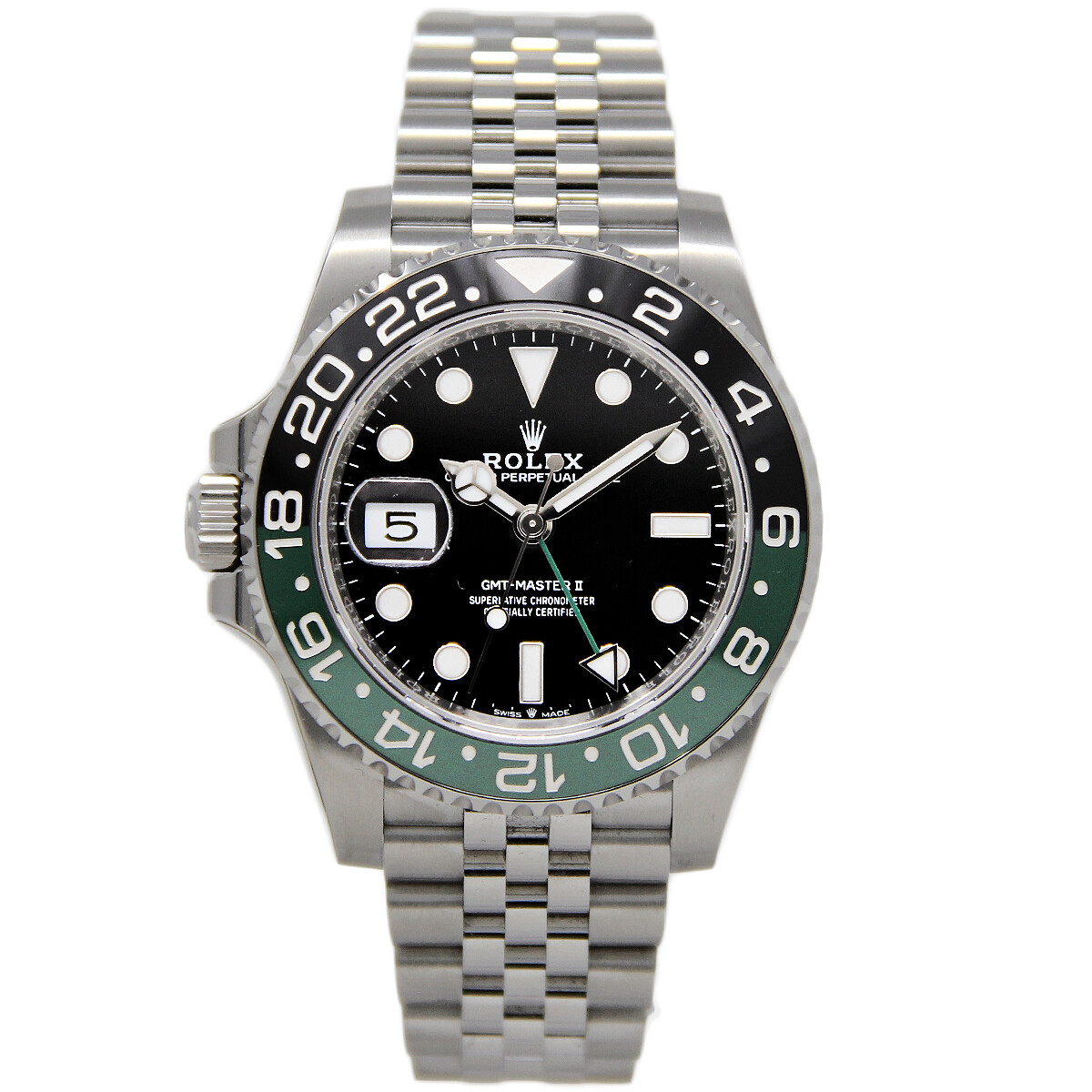 Rolex New GMT-Master II Sprite 126720 Green Steel
