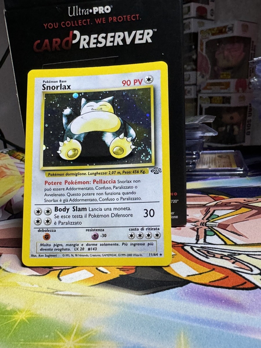 英語版初期　ポケモンカード　snorlax holo 1st Edition 英語版初期 ポケモンカード snorlax holo 1st Edition Pokemon