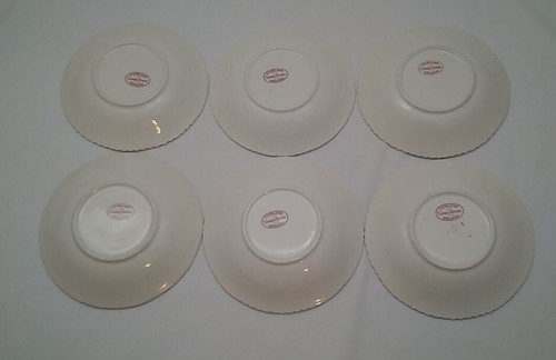 Copeland Spode's Tower Tea Cup and Saucer Set of 6 Pink - England - Picture 4 of 11