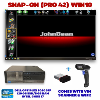 Snap-on / John Bean Pro42 Alignment Computer Win 10 - Dell 9020 - 8 GB RAM - i7