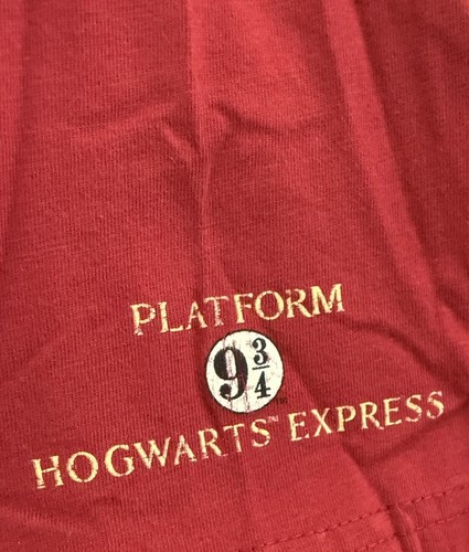 Camiseta Roja Harry Potter Plataforma 9 3/4 Universal Studios Mundo Mágico Talla M - Imagen 3 de 5