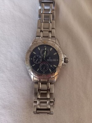 Festina Herren-Armbanduhr Chronograph Edelstahl Silber