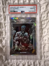 2024 Bitcoin Trading Cards: Warriors  Silver /669 Big Pharma #39 PSA 10
