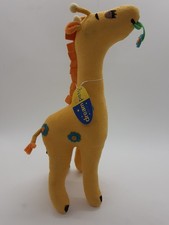 Gypsy Dakin Dream Pets Velvet Velour Stuffed Toy Plush Yellow Giraffe, born 1969