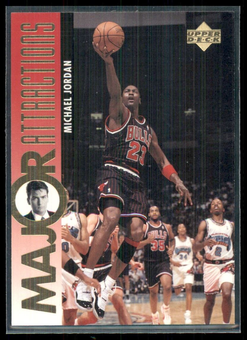 1995-96 Upper Deck Michael Jordan/Charlie Sheen Chicago Bulls #339