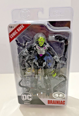 McFarlane Toys DC Direct Brainiac Platinum Edition Figure with Comic