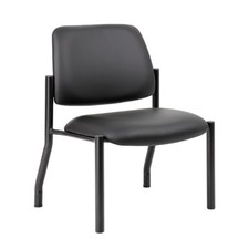 Boss Antimicrobial Armless Guest Chair, 400 lb. weight capacity