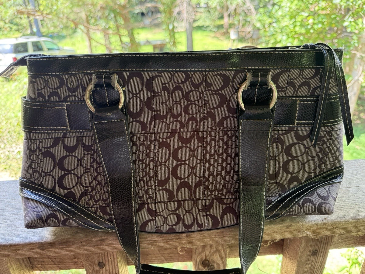 Coach Black Signature for sale - eBay