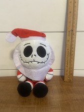 Jack Skellington Disney Nightmare Before Christmas Santa Plush 9  
