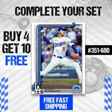 2025 Topps Series 2 Baseball Card Singles #351-600 You Pick Complete Your Set