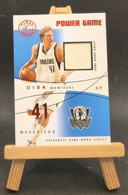 2003-04 Flair Final Edition Dirk Nowitzki Power Game Game-Worn Jersey Mavericks