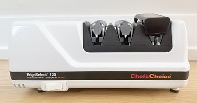 Chef sChoice | EdgeSelect 120 Electric Knife Sharpener | 3 Stage | White