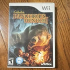 Cabela's Dangerous Hunts 2011 Nintendo Wii Complete w/ Manual Action
