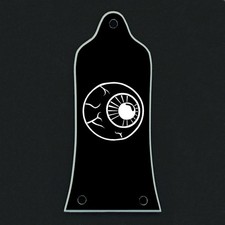 GUITAR TRUSS ROD COVER - Engraved Etch Fit EPIPHONE EPI - EYEBALL Bloodshot Eye