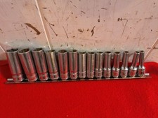 Mac Tools 14pc Socket Set 38 19mm - 6mm Drive Chrome Deep Mac Tools 14pc Socket Set 38 19mm - 6mm Drive Chrome Deep