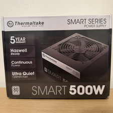 Thermaltake Smart Series 500W 80 PLUS ATX PSU Active PFC PS-SPD-0500NPCWUS-W