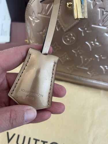 Louis Vuitton Alma BB Vernis Lackleder Bronze/Gold - Bild 8 von 9