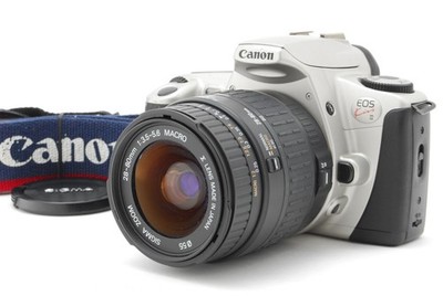 [Near MINT w/Strap] Canon EOS Kiss III Silver sigma 28-80mm 3.5-5.6 JAPAN 1298