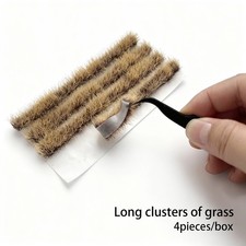 4PCS Long Static Grass Clusters Model Tufts R...