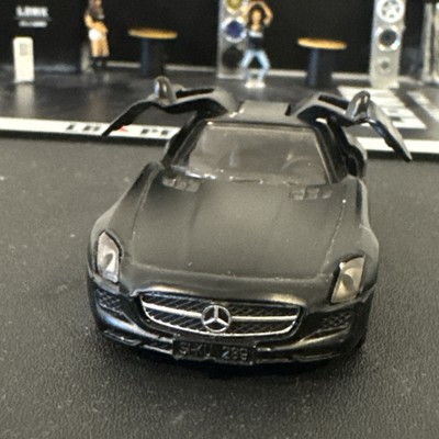 SIKU 1445 Mercedes-Benz SLS AMG Black Gull Wings Original Packaging