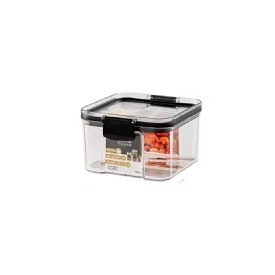 Square Stackable Food Storage Boxes  Kitchen Storage - Image 4 of 4