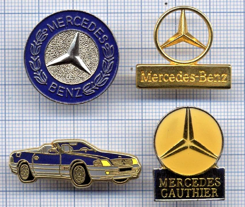 MERCEDES BENZ 500K CABRIOLET 1935 ENAMEL TOP-QUALITÄT PIN | Kaufen auf