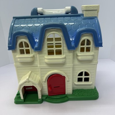 Redbox 1999 Portable Folding Dollhouse Preschool Toddler Toy House w/ Handle No