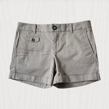 Banana Republic Women's City Chino Beige Dress Shorts Size 0