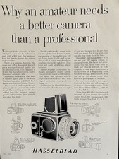 1960 Vintage Ads, Printed,Wall Art, Camera, Hasselblad Camera 1798 