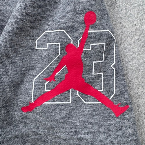 Jordan Shorts Boys Size 5-6 Gray Logo Graphic Sweat Shorts Colorful Basketball - Picture 3 of 10