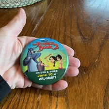 Vintage Disney Dschungelbuch 2 Werbe Pinback Pin Promo Button RAR