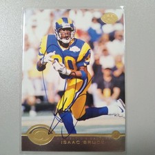 [Rare] ISAAC BRUCE DONRUSS LEAF autographed by hand
