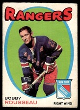 1971-72 O-Pee-Chee Bobby Rousseau New York Rangers #218