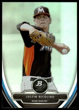 2013 Bowman Platinum Justin Nicolino #BPP57 Prospects