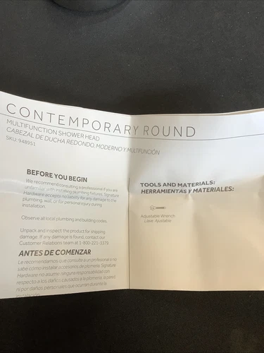 Signature Hardware 3 Function Showerhead in Polished Chrome SHSH2050GCP A5 - Picture 4 of 6